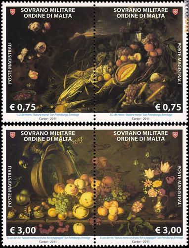 Quattro francobolli per due lavori