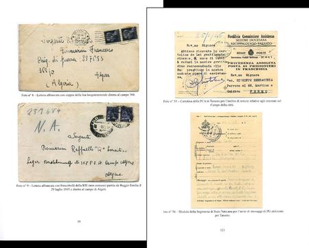 Due delle pagine dedicate ai documenti postali