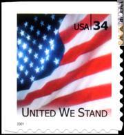 Uno dei francobolli Usa in ricordo dell'11 settembre