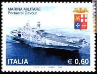 Anche se non viene esplicitato, questo francobollo del 17 marzo 2006 ricorda il 145° della Marina militare