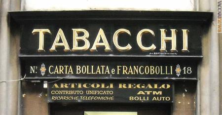 La proposta riguarda le tabaccherie