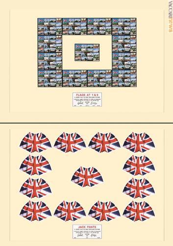 Due delle opere in mostra: “Flags at 1 & 9” e “Jack pants”, entrambe realizzate nel 2009 e composte da tredici cartoline in grado di rappresentare la versione angolata dell'uretra
