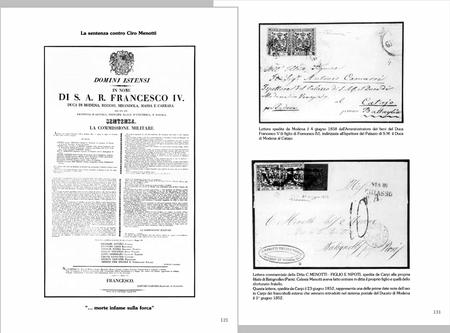 Tra documenti storici e postali: la sentenza di morte riguardante Ciro Menotti e due spedizioni degli anni Cinquanta dell'Ottocento