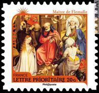 Natale di Francia: uno dei francobolli tradizionali…