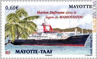 Il francobollo del 31 dicembre; è l'ultimo ad essere targato Mayotte