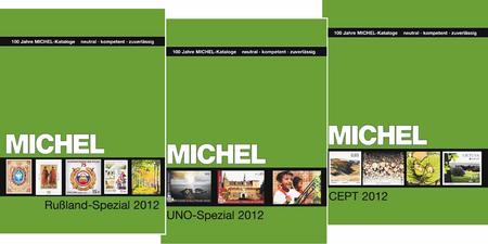 I cataloghi fanno parte della collezione Michel targata 2012