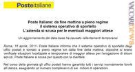 On-line da poco la spiegazione di Poste