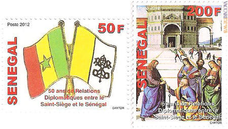 La serie, composta da due francobolli