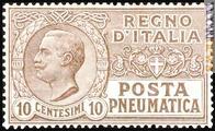 Il primo francobollo specifico, venuto alla luce nell'aprile del 1913