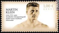 Martin Klein nel francobollo estone 