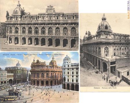 Tre antiche cartoline che “raccontano” l’edificio (archivio Riccardo Braschi)
