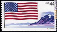 Uno dei francobolli della serie delle bandiere 2010