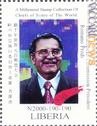 Il francobollo dedicato a Prodi emesso dalla Liberia
