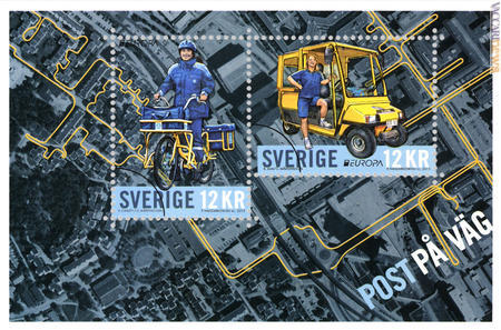 Il foglietto con cui la Svezia parteciperà al giro del 2013