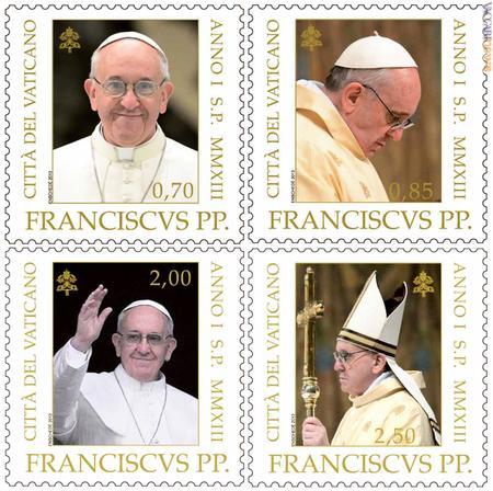 Quattro francobolli con altrettante fotografie: così la serie di avvio della nuova fase