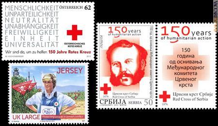 Tra le emissioni di oggi sull’argomento: Austria e Serbia hanno firmato un francobollo, nel secondo caso con una bandella; Jersey ben sei (in uno di questi figura la principessa Diana in Angola) più un foglietto