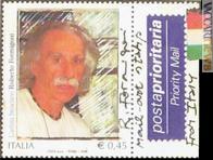 L’artista Roberto Formigoni…. in “francobollo”