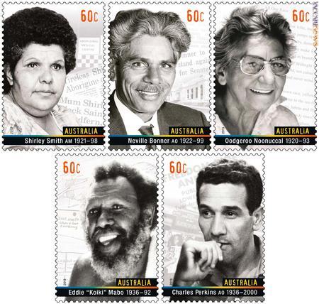 Cinque francobolli per altrettanti personaggi