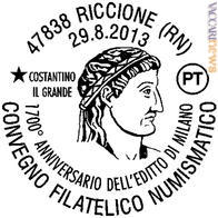 A Riccione (Rimini) filatelia e numismatica
