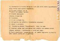 Il messaggio consegnato dai tedeschi agli ebrei del ghetto: avevano venti minuti per prepararsi e lasciare la propria casa (archivio privato Renato Di Veroli)