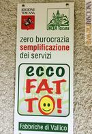 Il cartello a Fabbriche di Vallico (Lucca)…