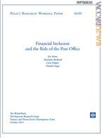 “L’inclusione finanziaria ed il ruolo delle Poste”