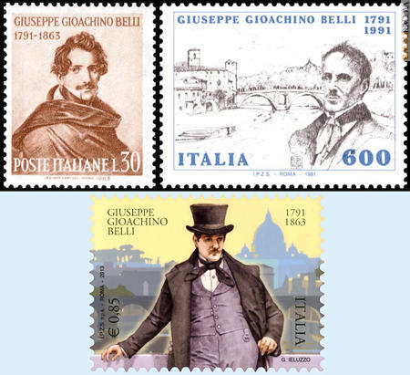 La terna per il poeta: i francobolli del 1963, del 1991 e quello rivelato oggi