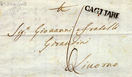 Per andare oltre ai dati presenti sul singolo documento. Nel caso specifico, il plico partì da Carloforte il 21 maggio 1838 diretto, via Genova, a Livorno, viaggiando prima sul “Gulnara” e poi sul “Romolo”