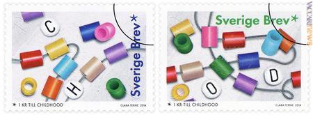 Due nuovi francobolli con sovrapprezzo in favore dell’infanzia