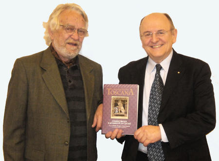Gli autori del lavoro “Granducato di Toscana”: Emilio Calcagno (a sinistra) e Vittorio Morani