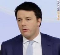 Il premier, Matteo Renzi, alla conferenza stampa
