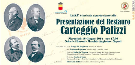 L’invito alla presentazione; si svolgerà il 18 giugno a Napoli