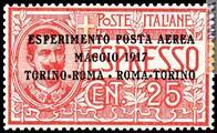 Lo storico francobollo del 1917