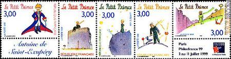 Una delle serie emesse in precedenza, nel caso specifico dalla Francia il 12 settembre 1998: il francobollo centrale riprende lo stesso soggetto scelto ora da Berlino