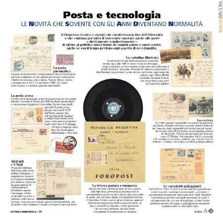 Uno dei pannelli firmati da Accademia italiana di filatelia e storia postale ed Associazione filatelisti italiani professionisti