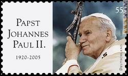 Uscirà il 12 maggio il francobollo tedesco per Giovanni Paolo II