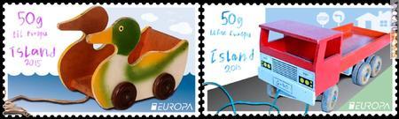 I due francobolli islandesi sono inseriti nell’infornata odierna