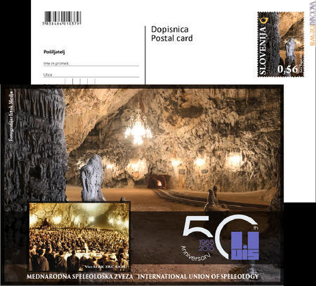…e cartolina postale; riguardano rispettivamente l’“Anno internazionale dei suoli” ed il mezzo secolo dell’Unione internazionale di speleologia