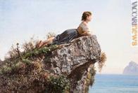 L’opera di Filippo Palizzi, “Fanciulla sulla roccia a Sorrento” (del 1871), scelta come simbolo della mostra 