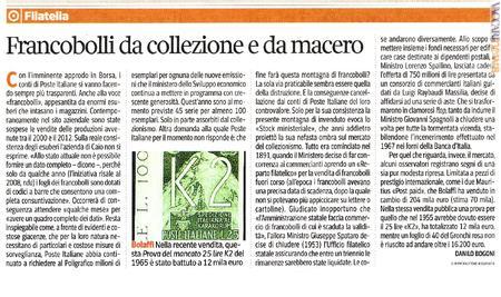 L’articolo di Danilo Bogoni pubblicato su “Corriere economia”