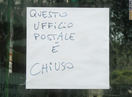 “Questo ufficio postale è chiuso”: dopo le vacanze la resa dei conti?
