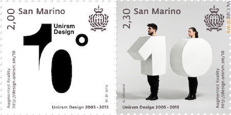 Due i francobolli che contiene