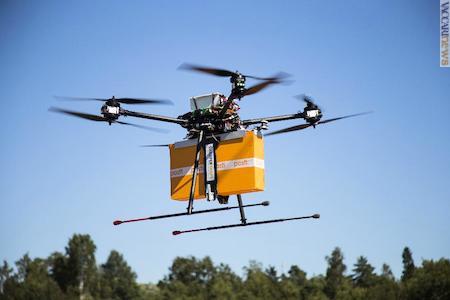Fase sperimentale - Anche in Finlandia il drone impiegato per i trasporti postali