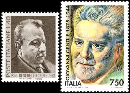 I due intellettuali ricordati attraverso due francobolli

