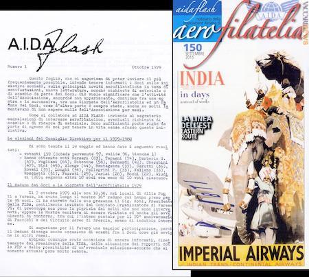 Prima e dopo: il foglio dell’ottobre 1979 che ha avviato la serie, ora giunta al numero centocinquanta (a lato)