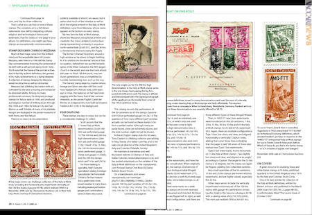 …e due pagine dell’articolo proposto da “Linn’s stamp news” nel numero datato 15 febbraio