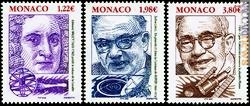 Tre i francobolli che oggi Monaco dedica agli astronomi