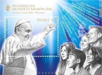 ...e foglietto. È l’interpretazione della Polonia per la “Giornata mondiale della gioventù” 2016