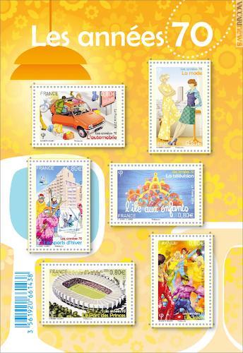 Il nuovo foglietto: in sei francobolli racconta il decennio