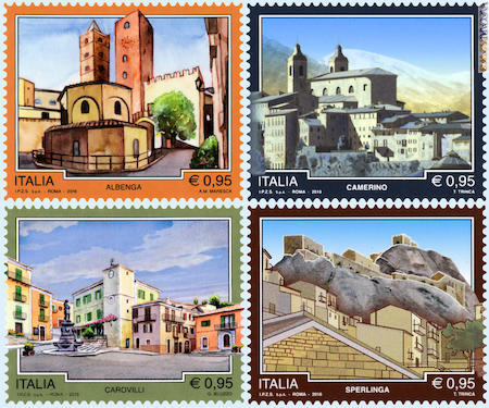 “Turistica” - Il turno 2016 è toccato ad Albenga (Savona), Camerino (Macerata), Carovilli (Isernia), Sperlinga (Enna)